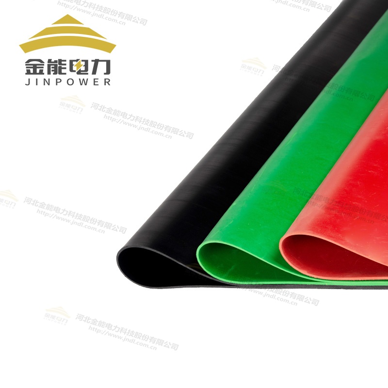 環(huán)保型紅黑綠三色平面絕緣膠墊橡膠板（3-12mm）