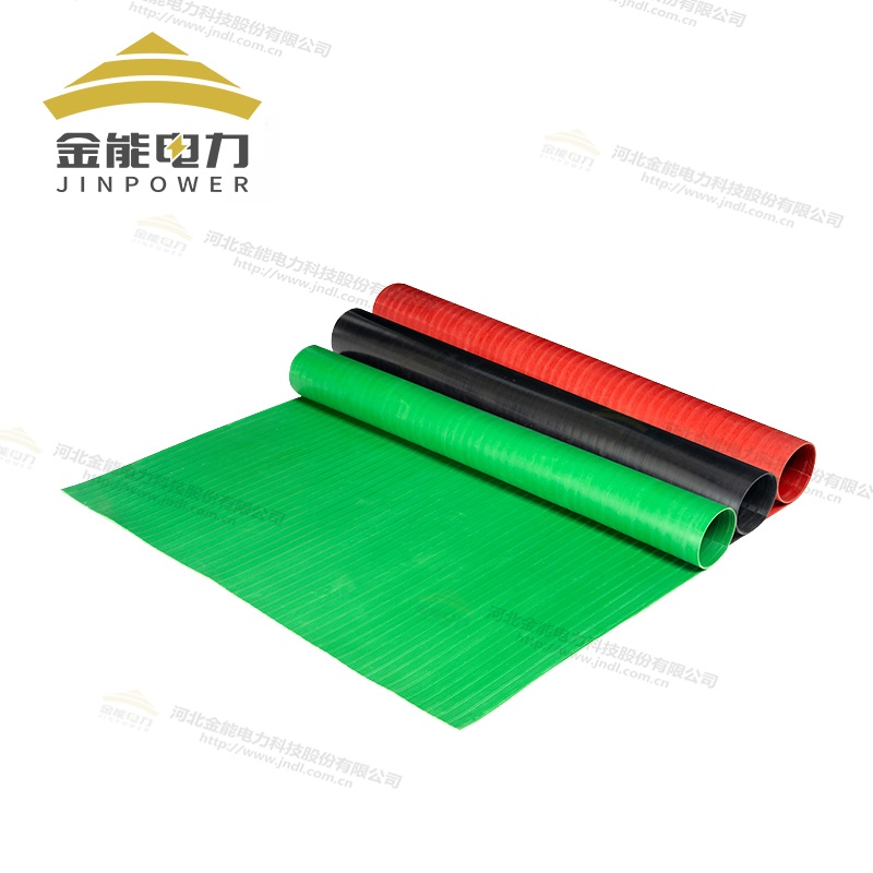 3-6mm均勻條紋防滑絕緣膠墊